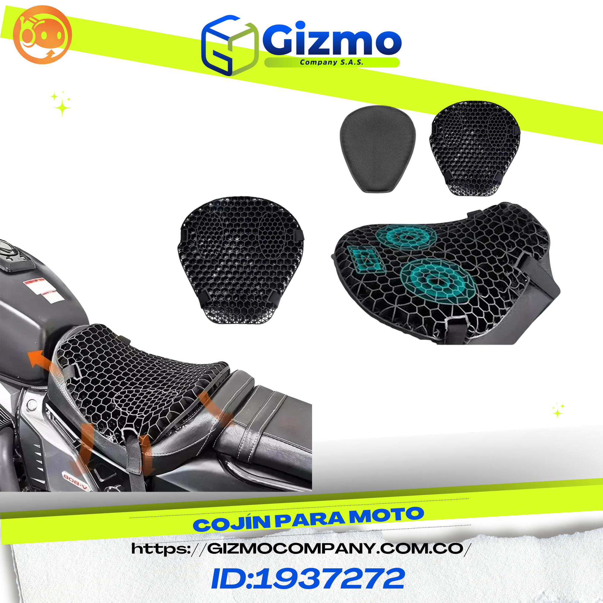 Miniatura 4 de Cojin Para Moto